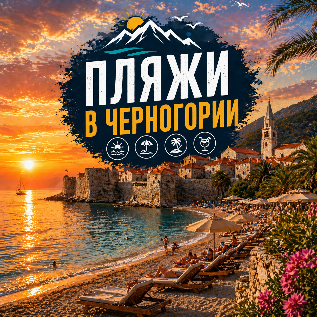 Пляжи Черногории