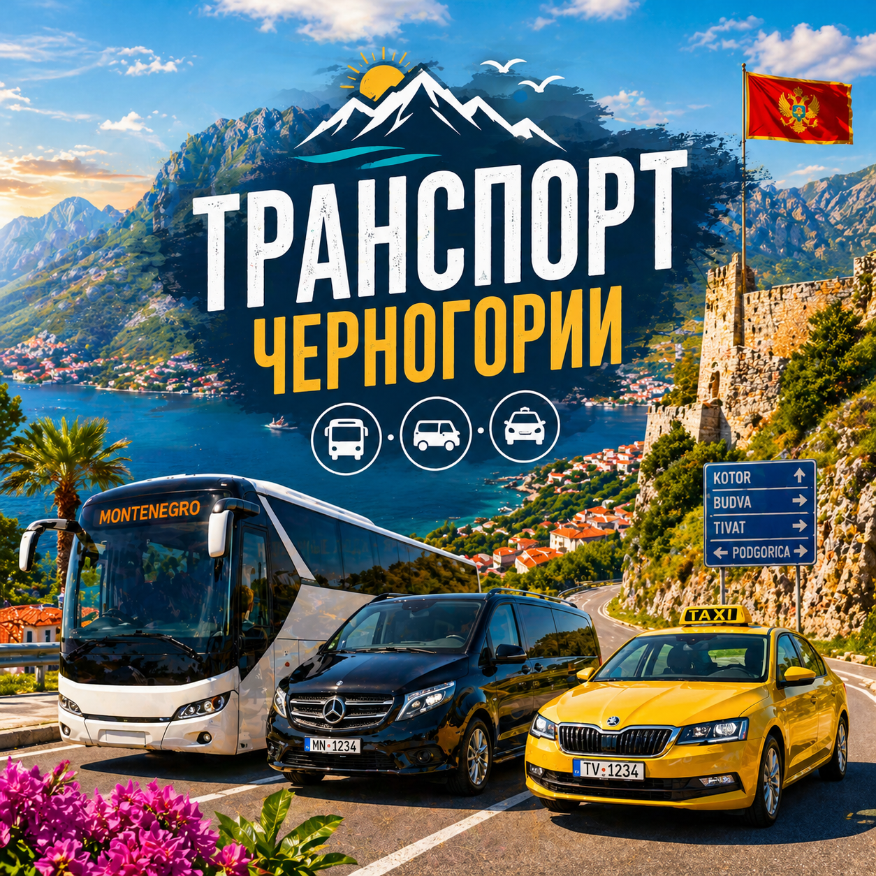 Транспорт в Черногории